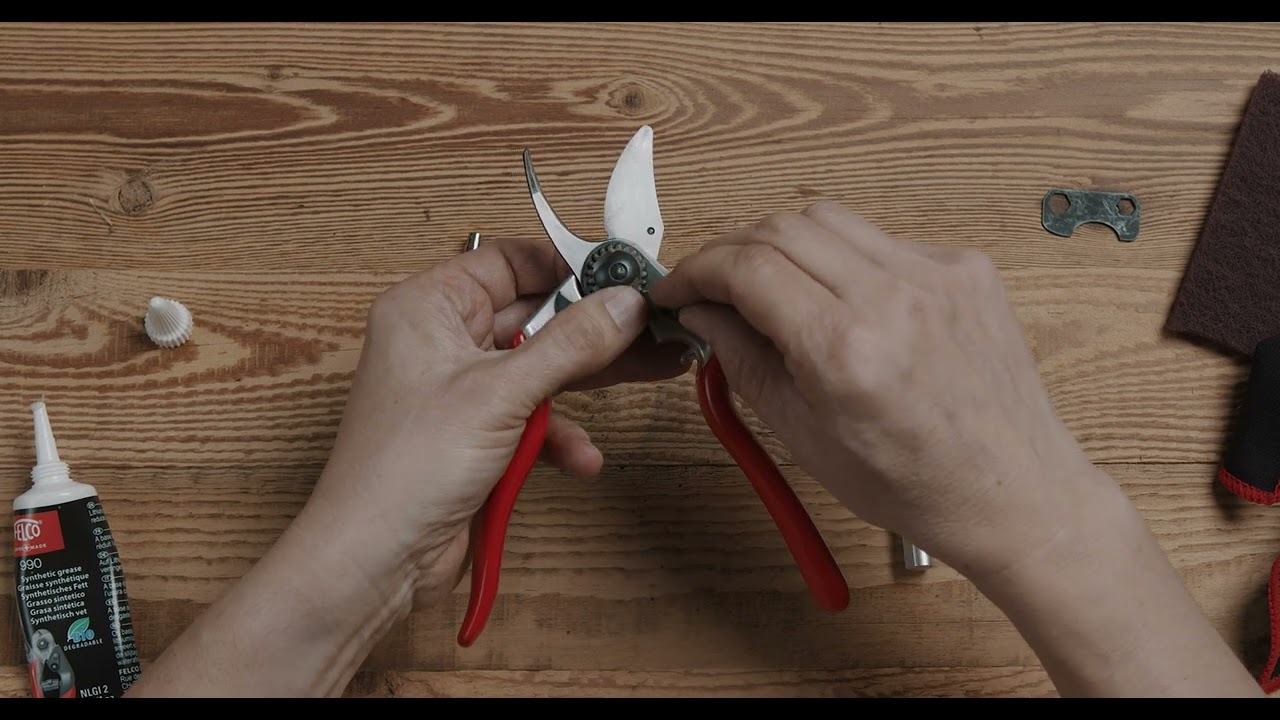 How to clean and service  your FELCO 6 pruning shears