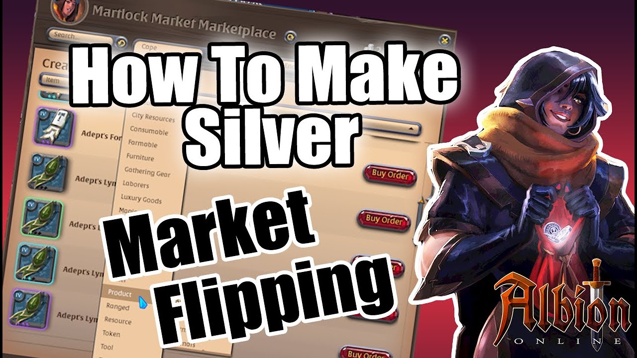 How To Make Money Market Flipping & Understanding The Markets In Albion Online