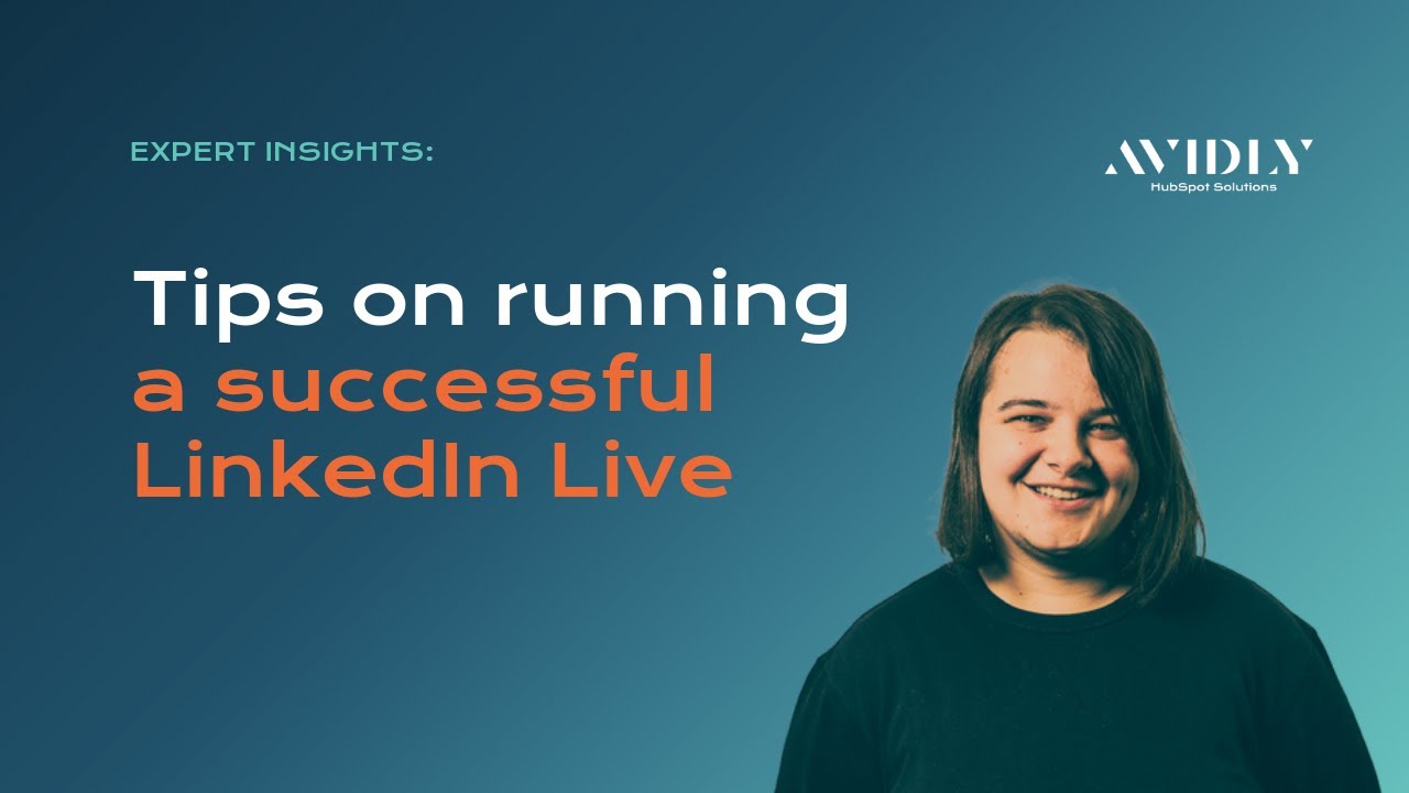 Tips on running a successful LinkedIn Live | Avidly Expert