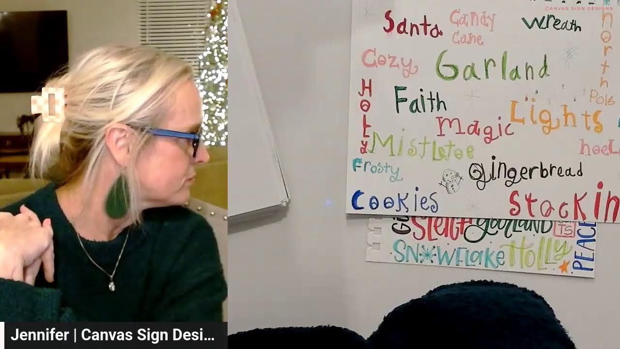 December Lettering Challenge