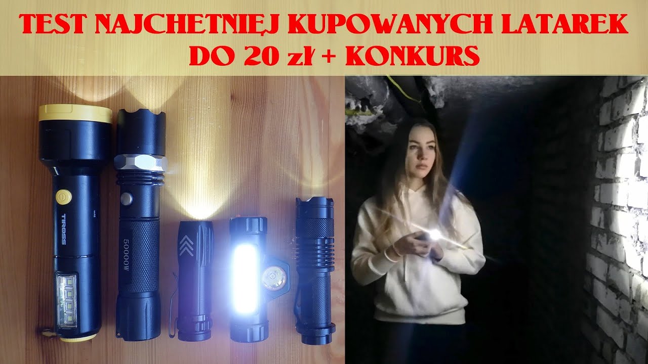 Test najchętniej kupowanych latarek do 20 zł - te latarki nadal kupisz w 2025 roku