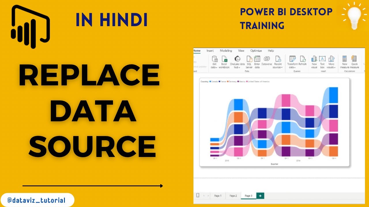2 ways to Replace a Data Source in Power BI (In Hindi)