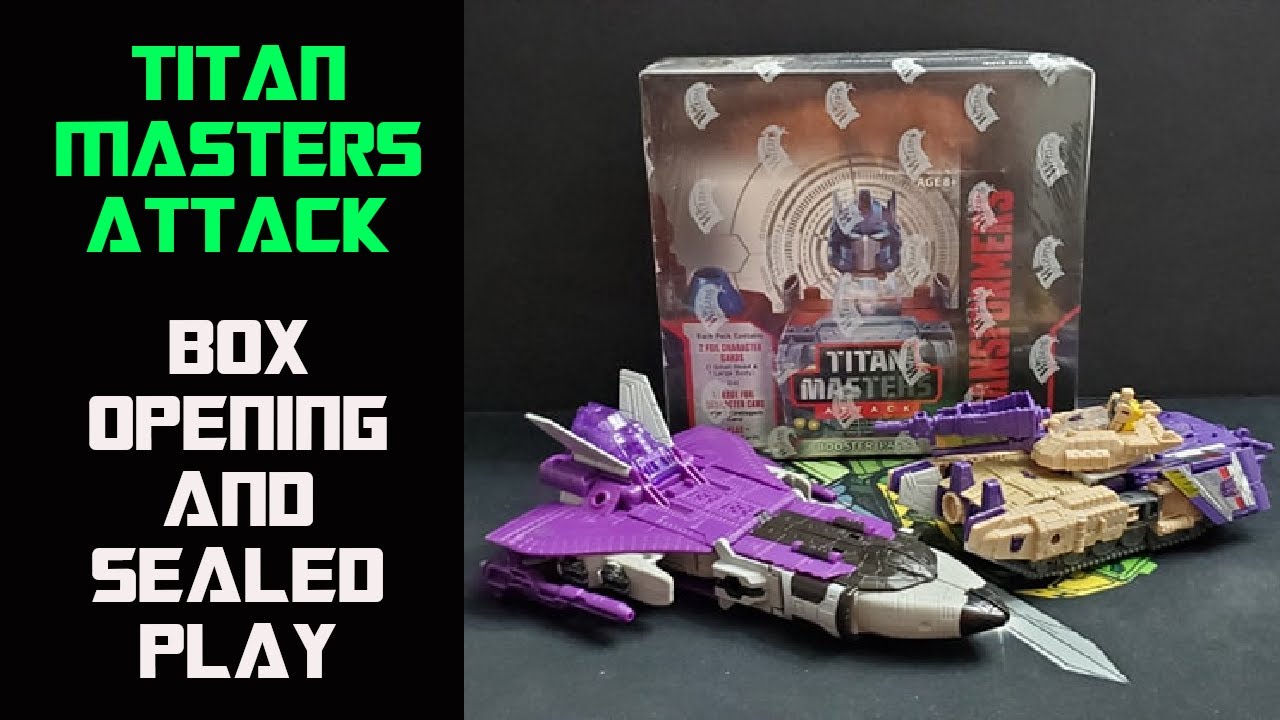 TITAN MASTERS ATTACK - Transformers TCG Wave 5 Box Opening and Sealed Gameplay [WotC Preview Box]