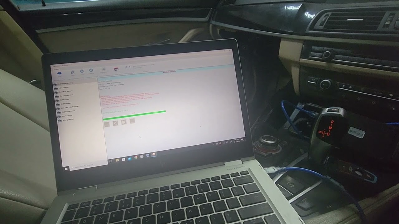 BMW 520 D 8HP transmission  programing  coding with autohex done