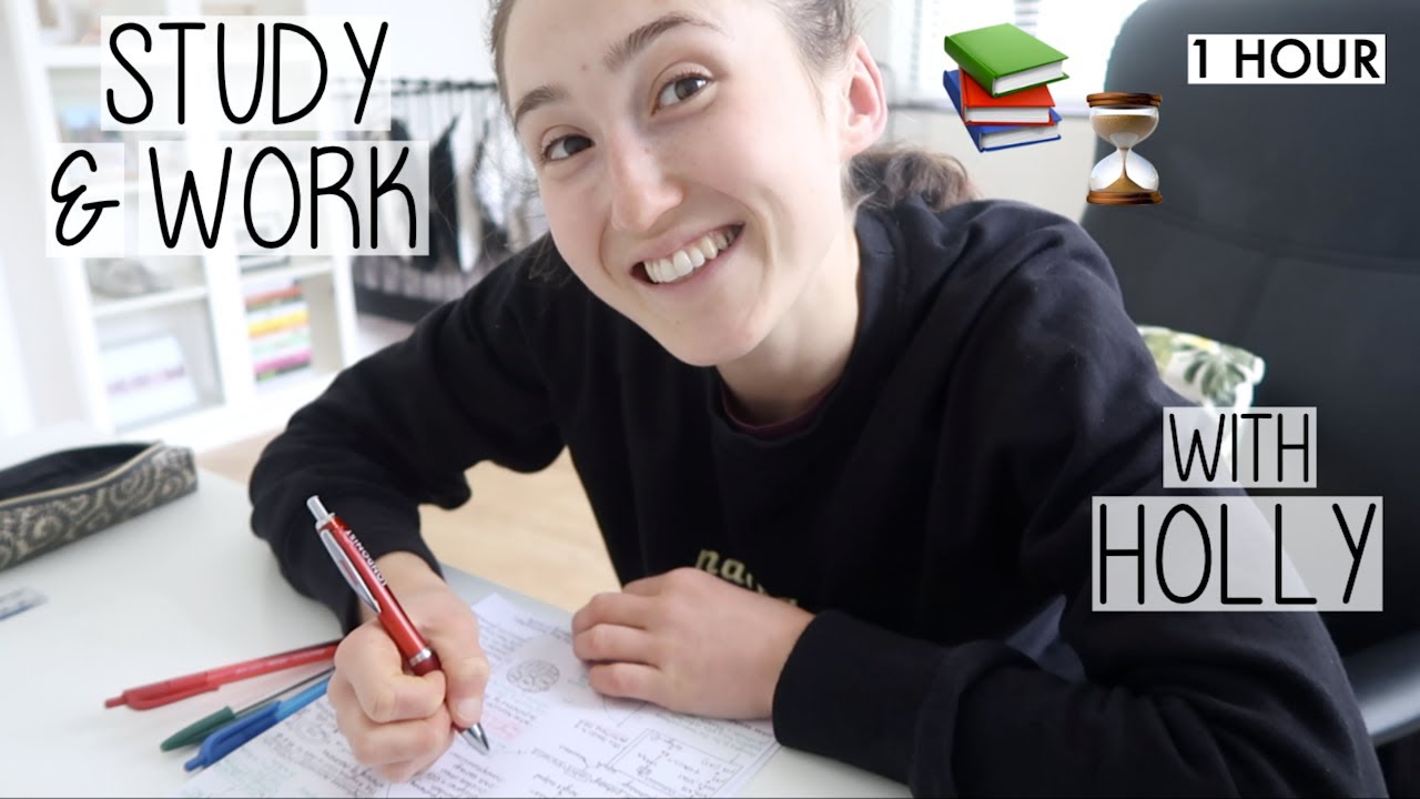 LIVE STUDY / WORK WITH ME | 1 HOUR REAL-TIME (NO MUSIC, NO BREAKS)