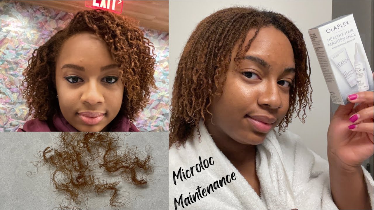 Microloc Maintenance | Finally Dealing with my BREAKAGE ft. Olaplex Repair Kit