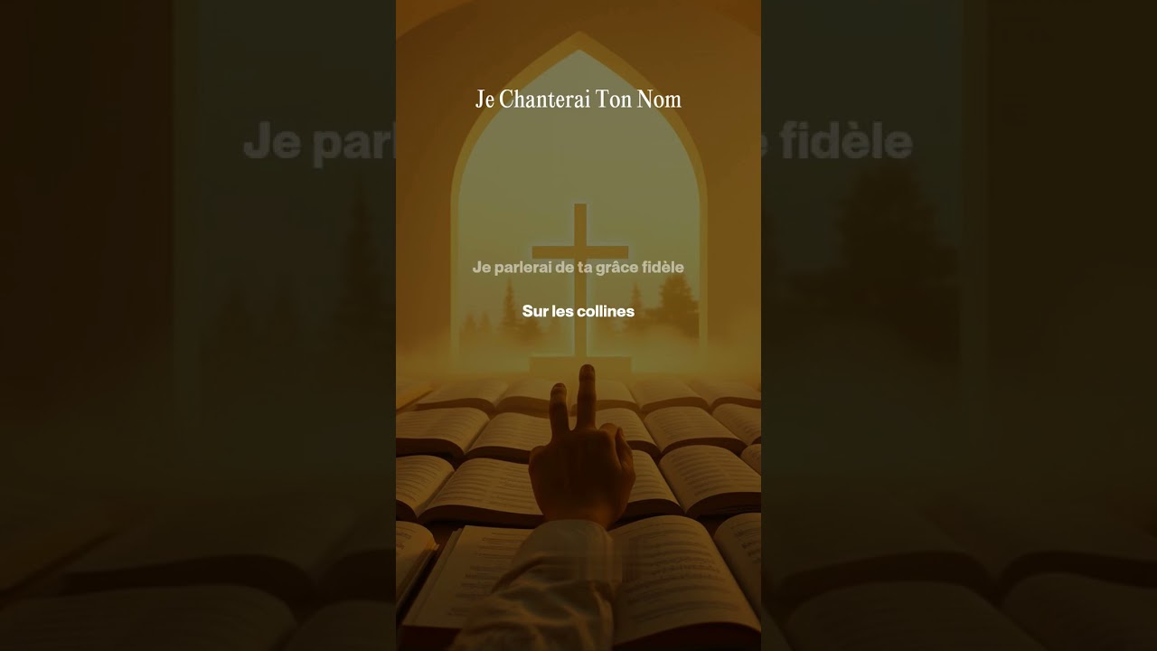 Je Chanterai Ton Nom [Music chrétienne]
