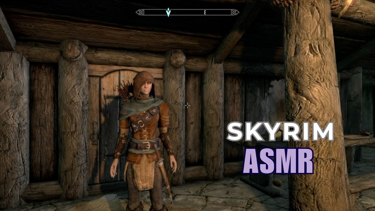 Skyrim ASMR | Controller Sounds and Soft Speaking