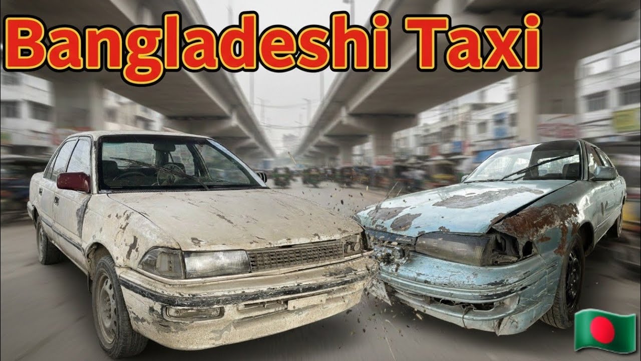 Only in Bangladesh | 30-Year-Old Cars Still Used as Crazy Local Transport 😳