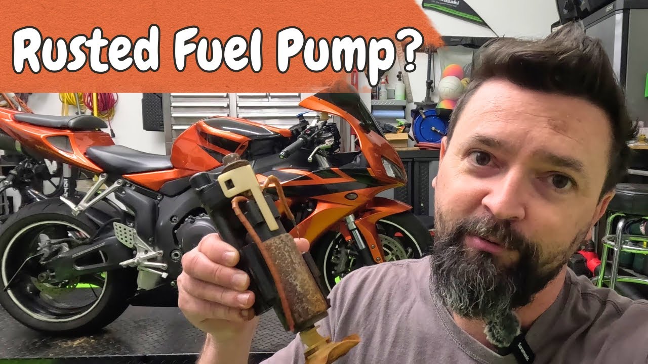 Repairing a GROSS Fuel Filter from 2006 CBR1000RR