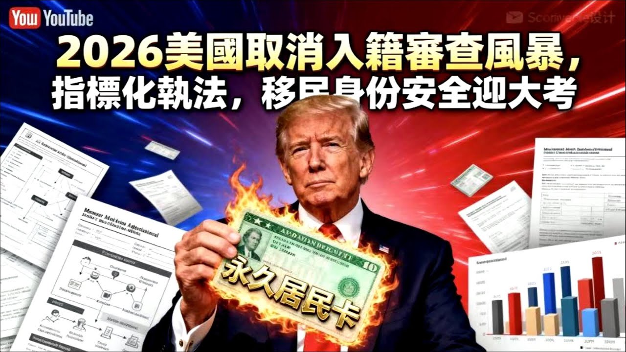 2026 美國撤銷入籍風暴！入籍公民身分不再安全