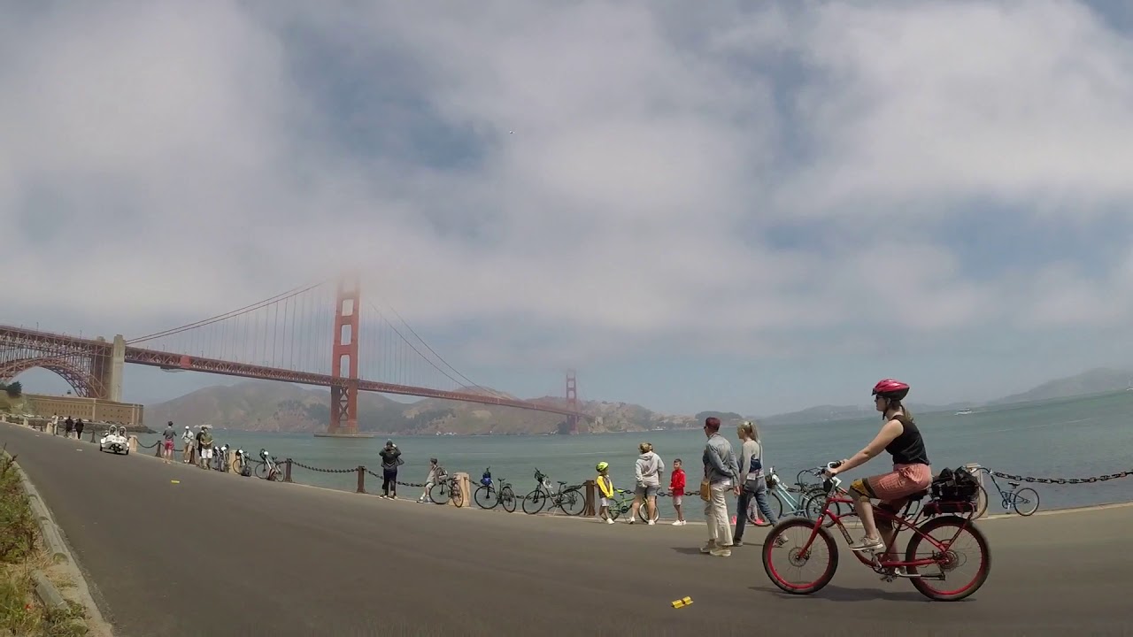 Bike across the Golden Gate Bridge and ferry back to San Francisco
