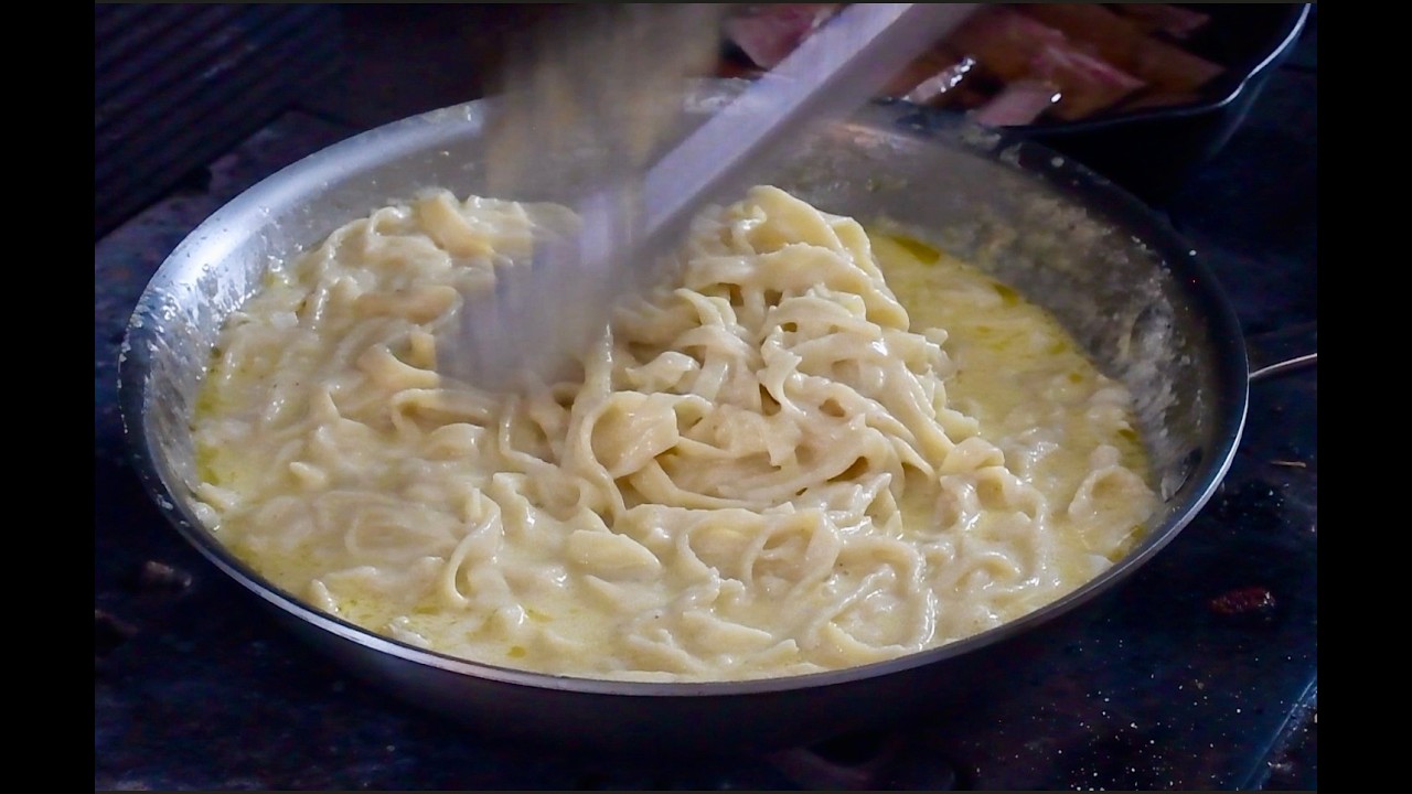 Cooking During The Blizzard, Fetticini Alfredo