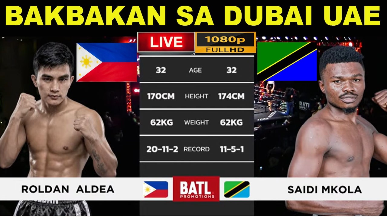 LIVE! PHILIPPINES VS AFRICAN : ROLDAN ALDEA VS SAIDI MKOLA FULL FIGHT | THE NEXT PACQUIAO CASIMERO