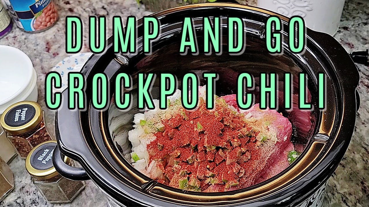 TURKEY CHILI | Slow Cooker Turkey Chili Recipe | Dump And Go CROCKPOT Meals