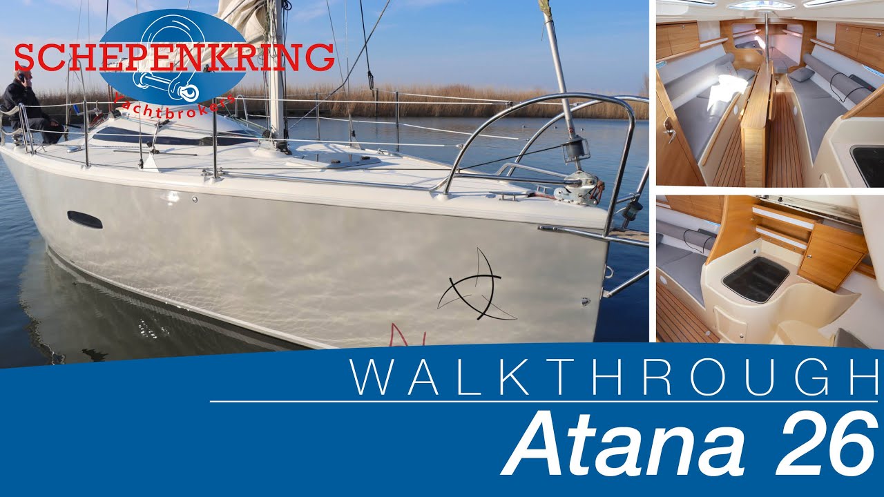 Atana 26 for sale | Yacht Walkthrough | @ Schepenkring Lelystad