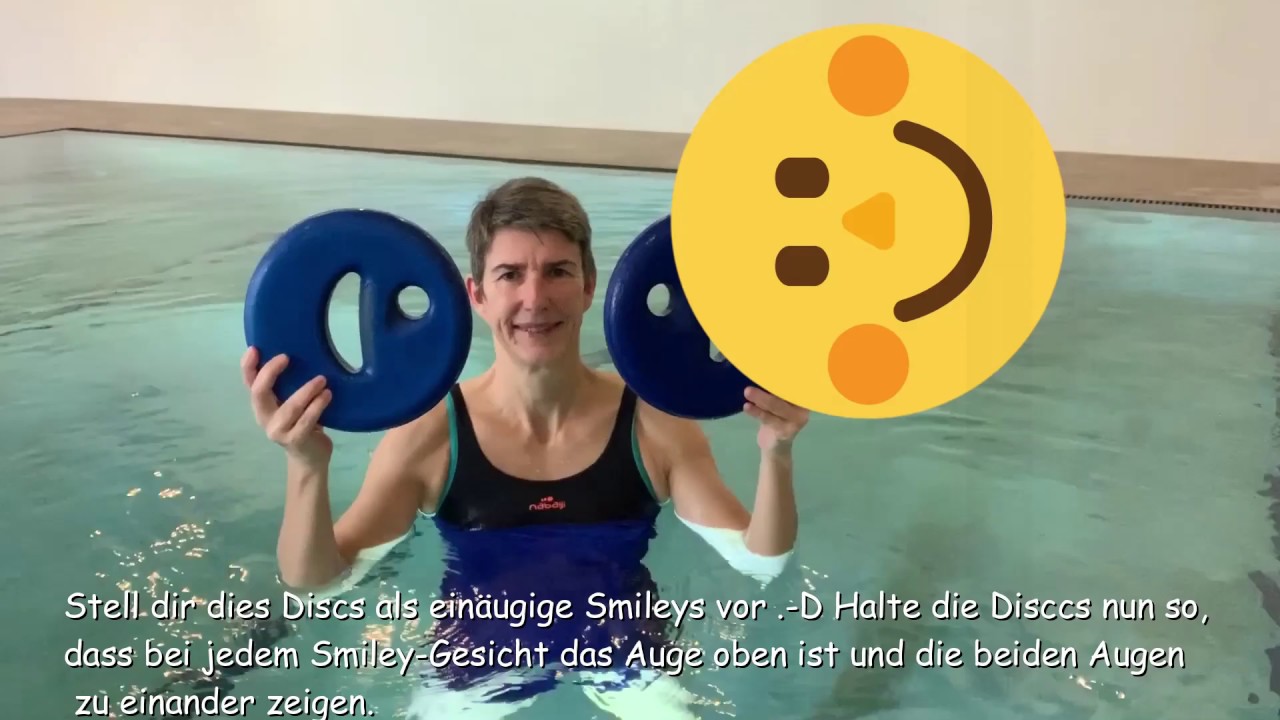 Aqua Fitness Übungen mit Aqua Discs