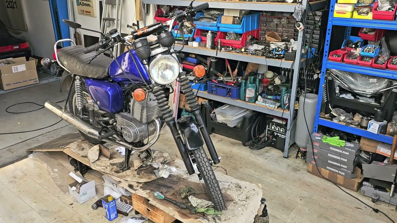 MZ ETZ 150 - ⚠️ vor Billigteilen - Neudefekt Scheibenbremse