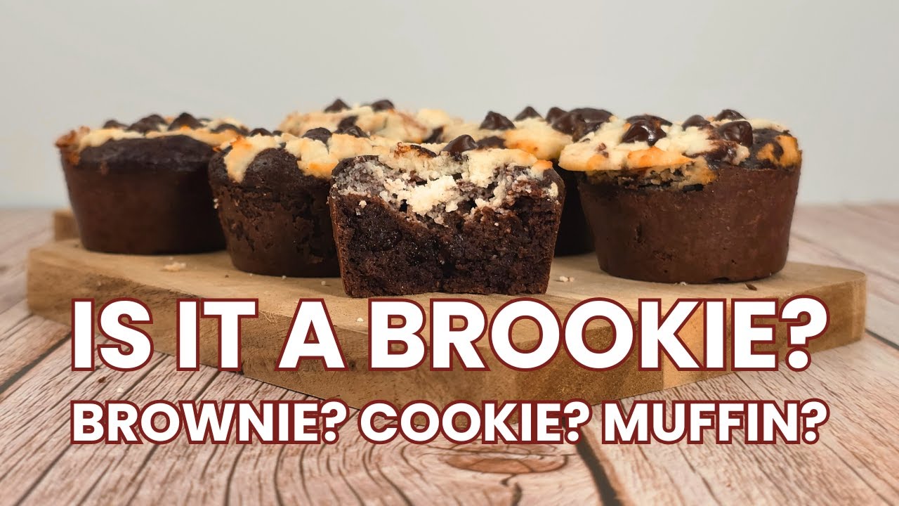Cottage Cheese Brookie Muffins?! The Most Unexpected Cottage Cheese Dessert