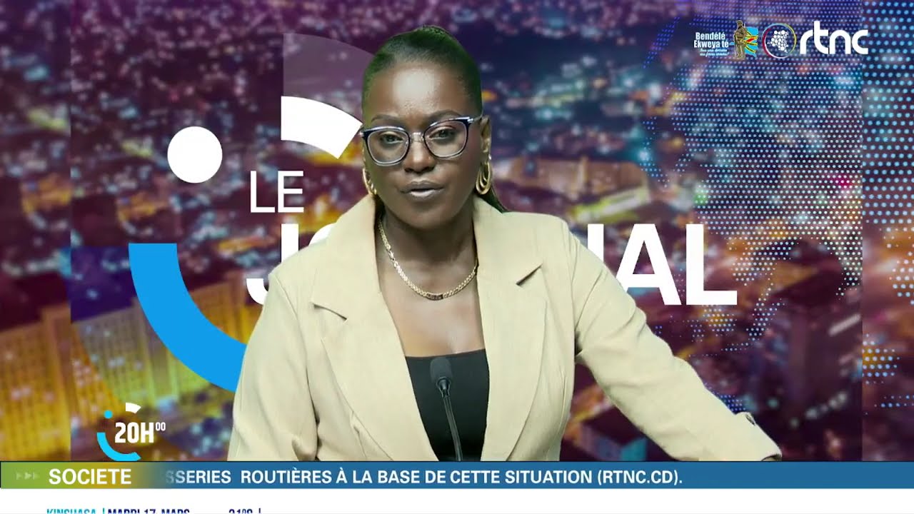 SOIR ACTUALITE DE 20H00 DU LUNDI 16 MARS 2026