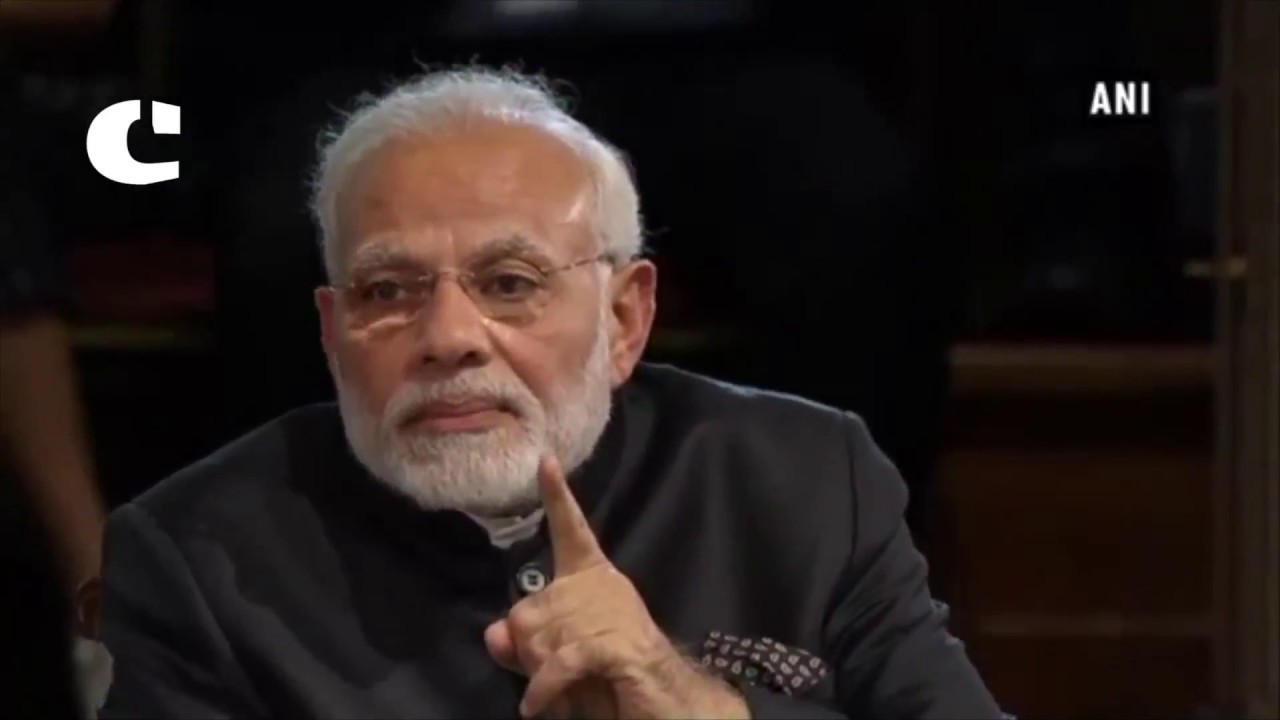 Prime Minister Narendra Modi while answering to a question about Surgical Strikes during