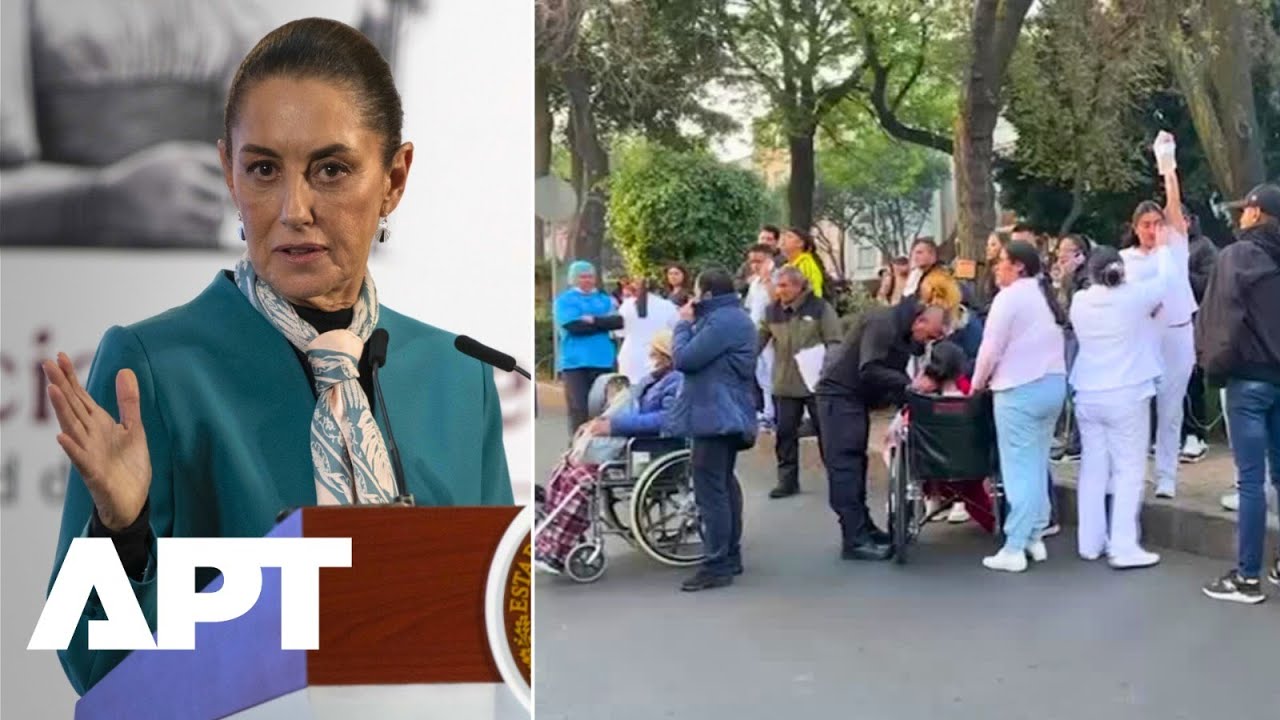 6.5-Magnitude Earthquake Shakes Mexico City, Interrupts Prez Sheinbaum's Press Conference | APT