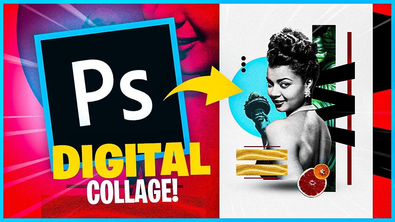 How To Create a DIGITAL COLLAGE (PHOTOSHOP 2021)