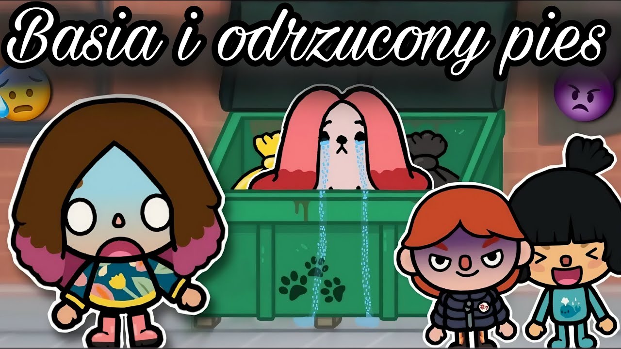 [CZĘŚĆ1] 😰 BASIA I ODRZUCONY PIES 🐶 |  TOCA BOCA HISTORYJKI PO POLSKU |