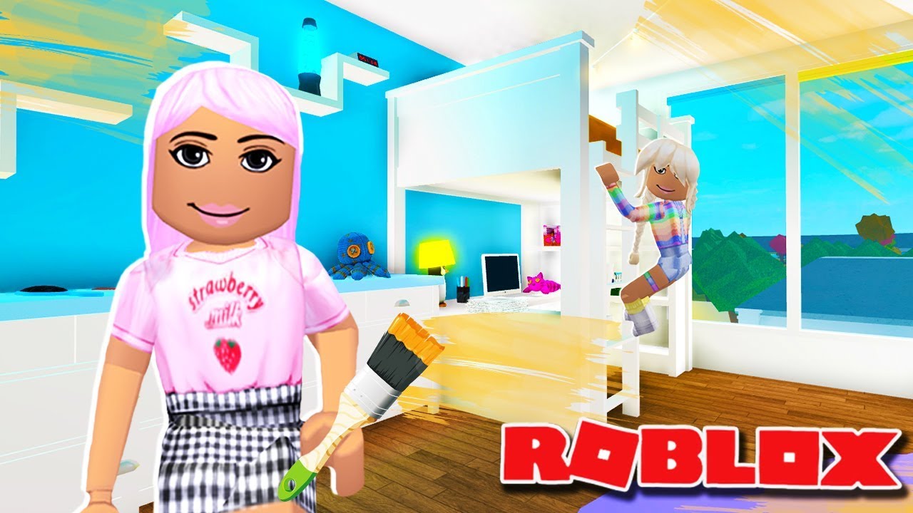 DECORATING MY DAUGHTER POPPY'S BEDROOM | Bloxburg Roleplay | Roblox