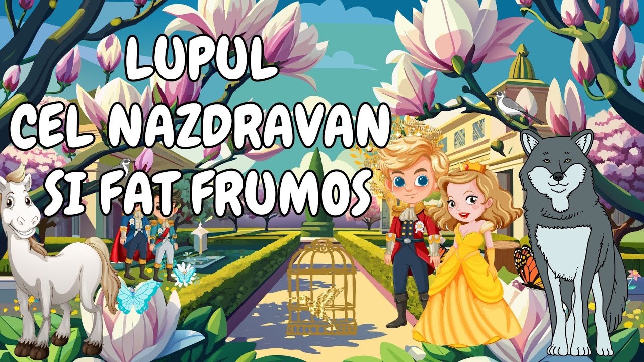 👑 Lupul cel nazdravan si Fat Frumos | Poveste pentru copii | Basme | Povesti nemuritoare 👑