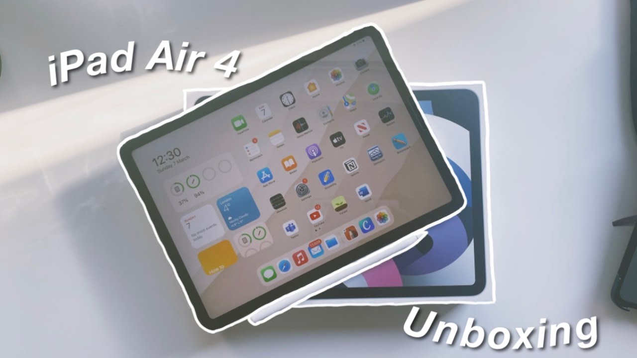 ipad air 4 2020 unboxing *silver, 64 gb*