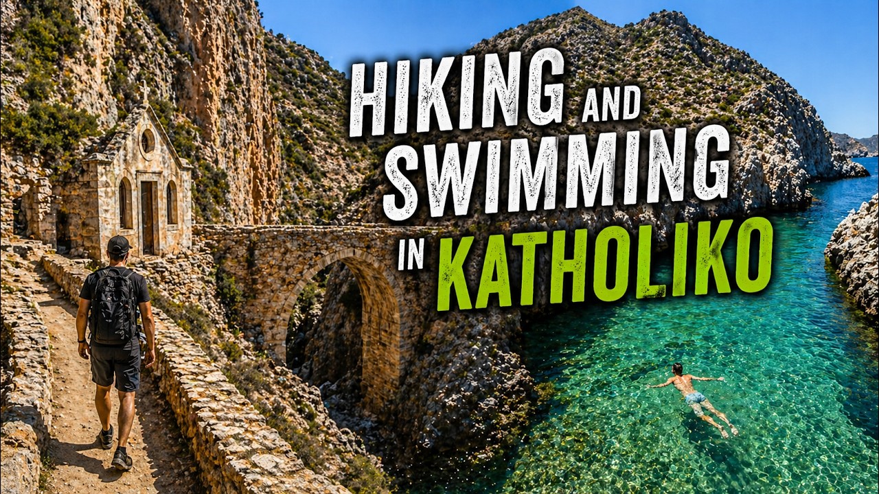 Hike and swim close to Chania - Crete | Katholiko Gorge, Gouverneto, Avlaki Agiou