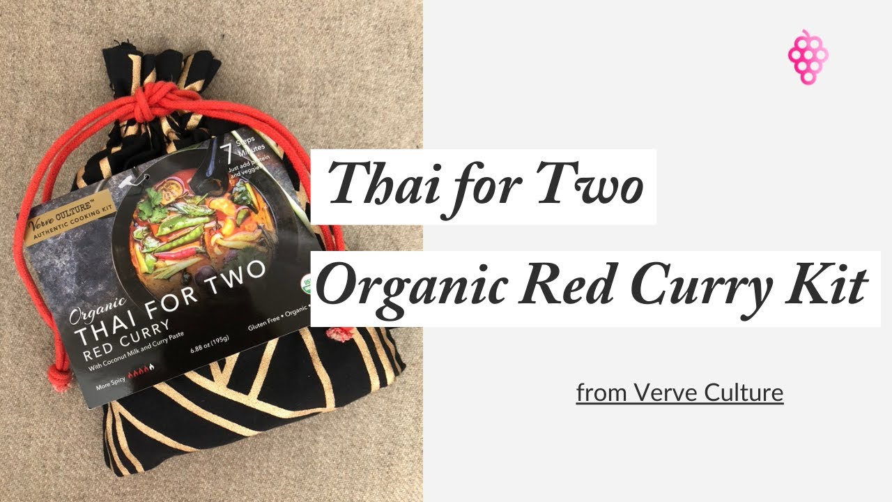 Verve Culture | Thai for Two - Organic Red Curry Kit