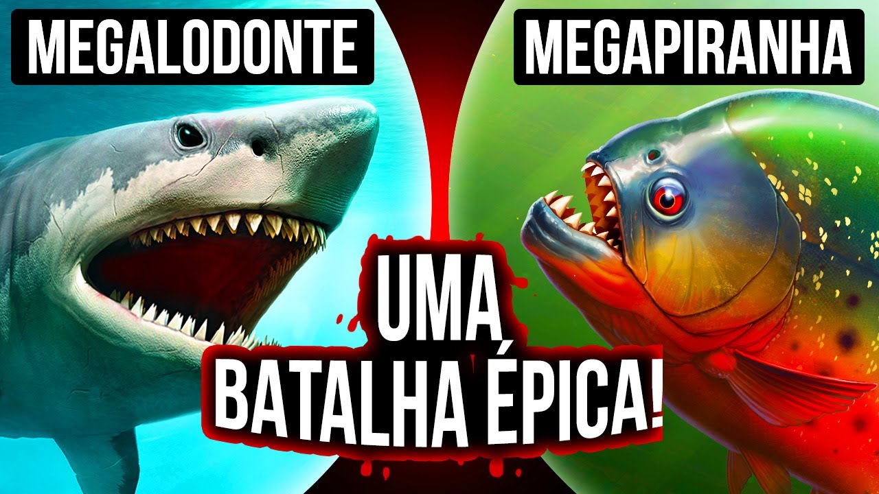 E Se o Megalodonte e a Megapiranha Se Encontrassem Cara a Cara?