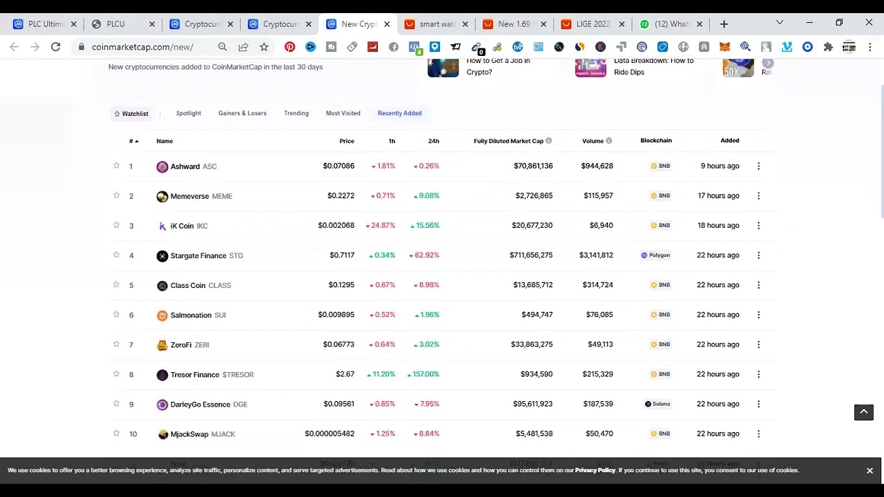How to Find Recently Added Coins on CoinMarketCap  make money(Daily 500% Profit)