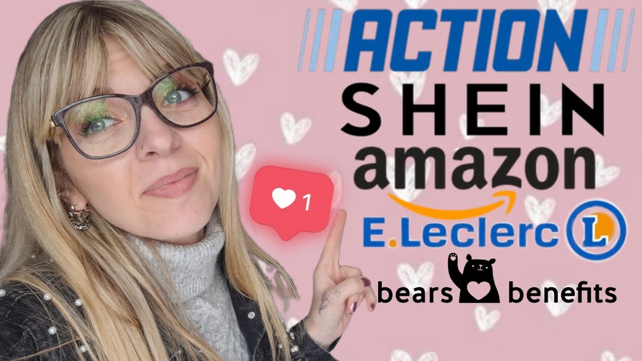 VLOG #256 : Haul Action, Shein, Amazon, Leclerc, Bears Benefits, Dossier,  Collection printemps •