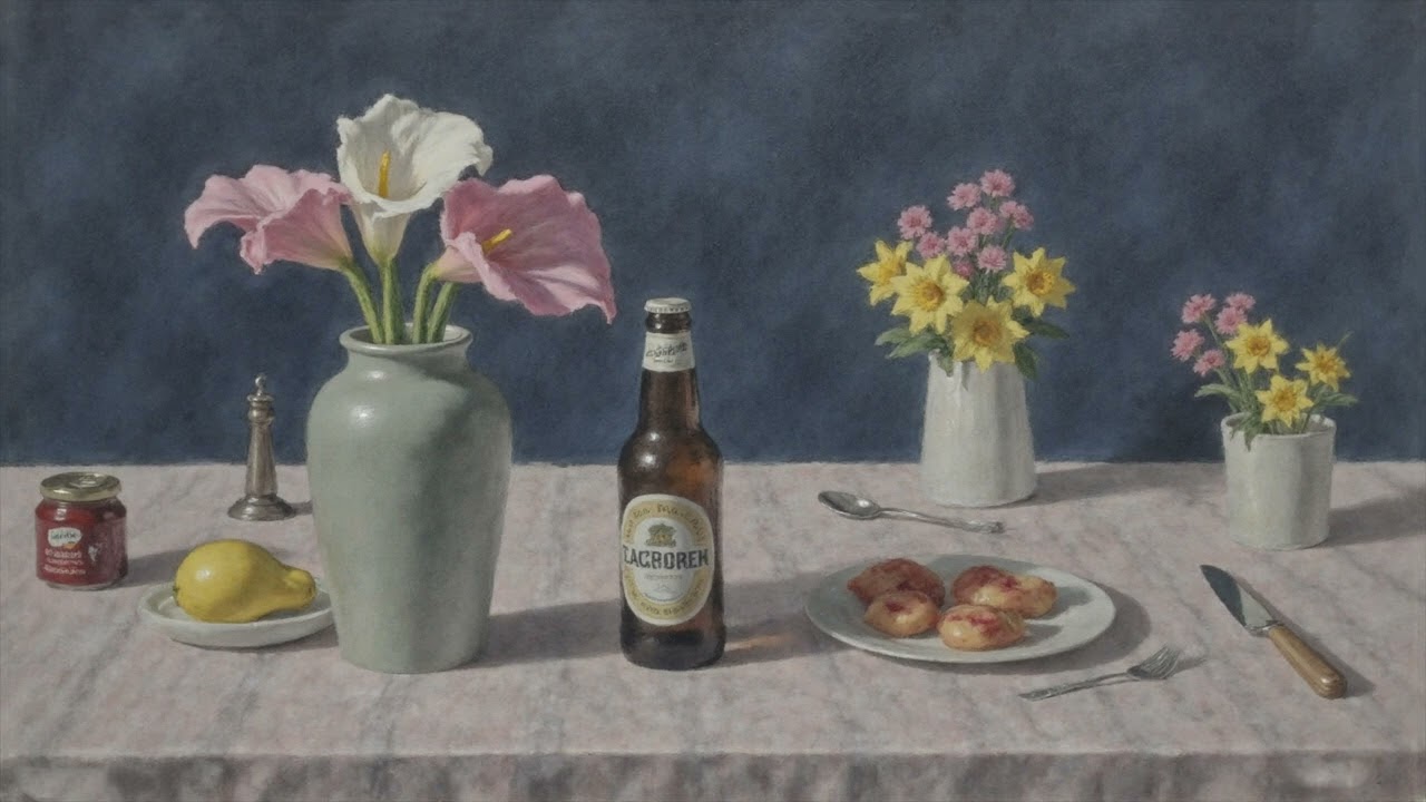 Vintage Still Life Art for TV Ambience | 2 Hours of Calm Visuals | The Quiet Still Life Gallery