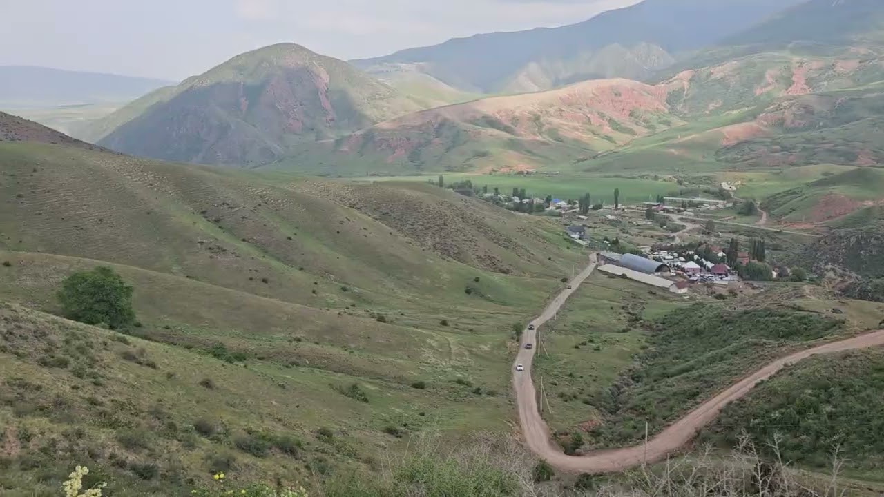 ЧУНКУРЧАК. Подвесной мост. Серпантин на Суппару. Пригород Бишкека. #Кыргызстан 