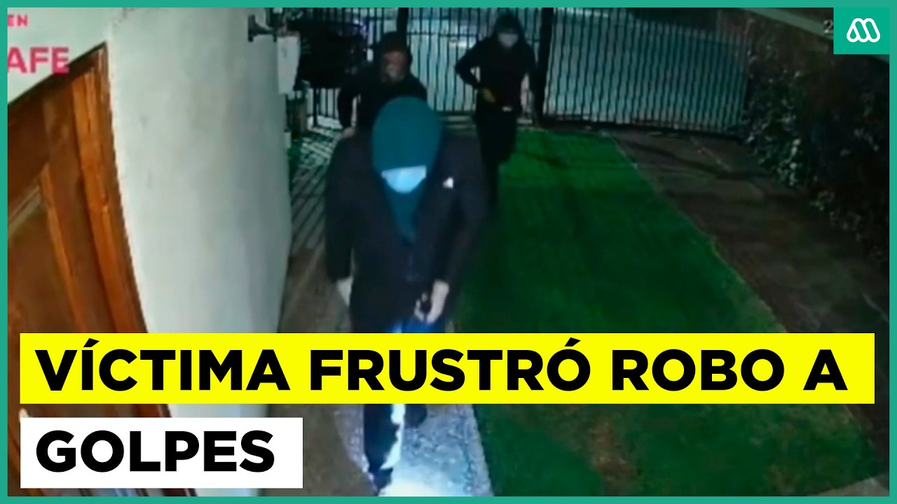 Familia enfrenta a golpes a delincuentes que intentaban robar dentro de su casa en La Florida