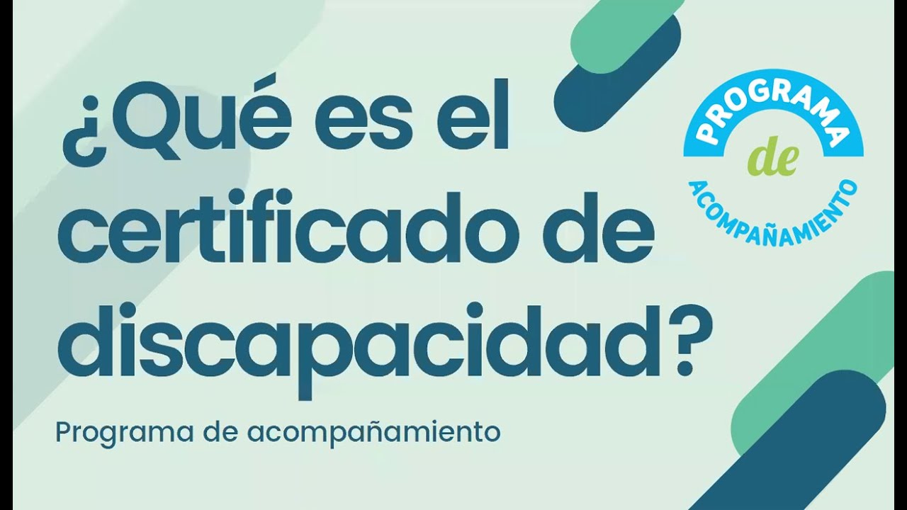 Certificado de discapacidad