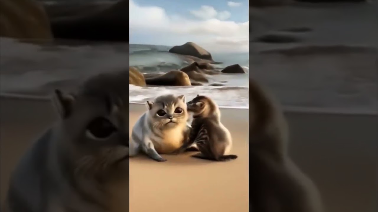 What If a Cat and Seal Had a Baby? Heart-Melting Moment!  | RoboVids