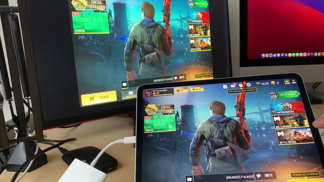 Adaptador USB-C a HDMI - Conectar iPad - MacBook - iMac a monitor (Streaming OBS - STREAMLABS)