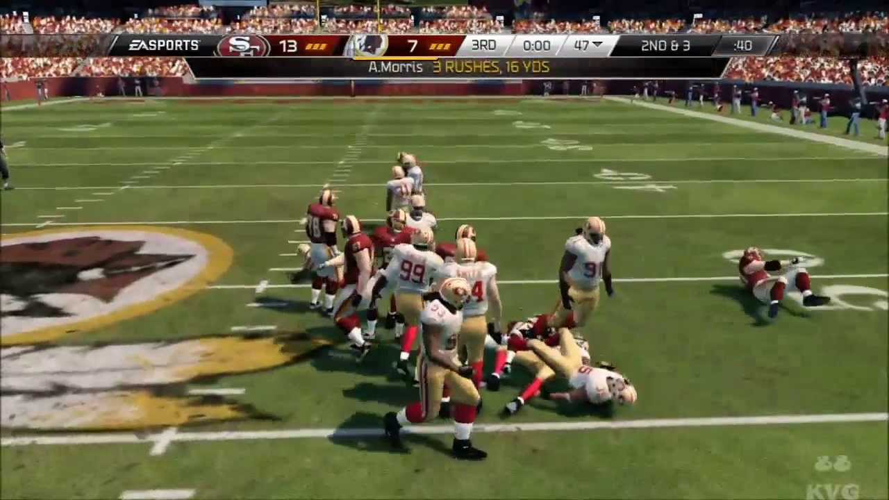Madden NFL 25 - San Francisco 49ers  vs. Washington Redskins Gameplay [HD]