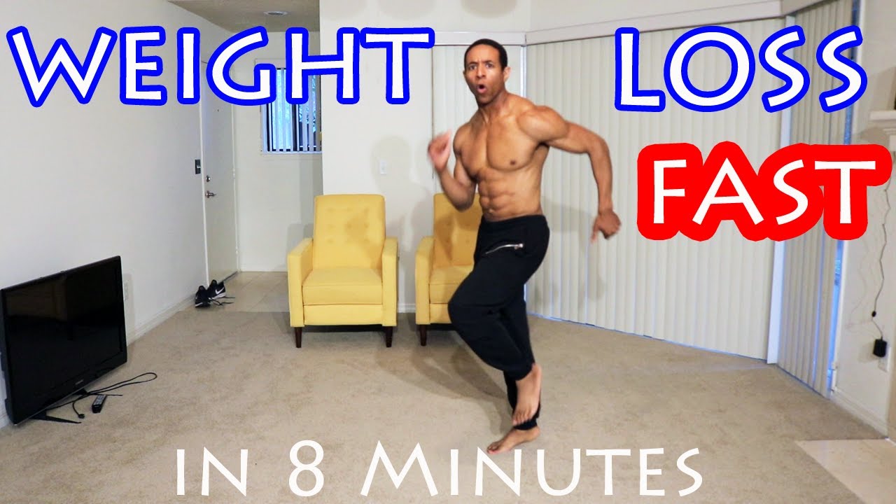 Running in Place Workout - Lose Weight Fast At Home In 8 Mins