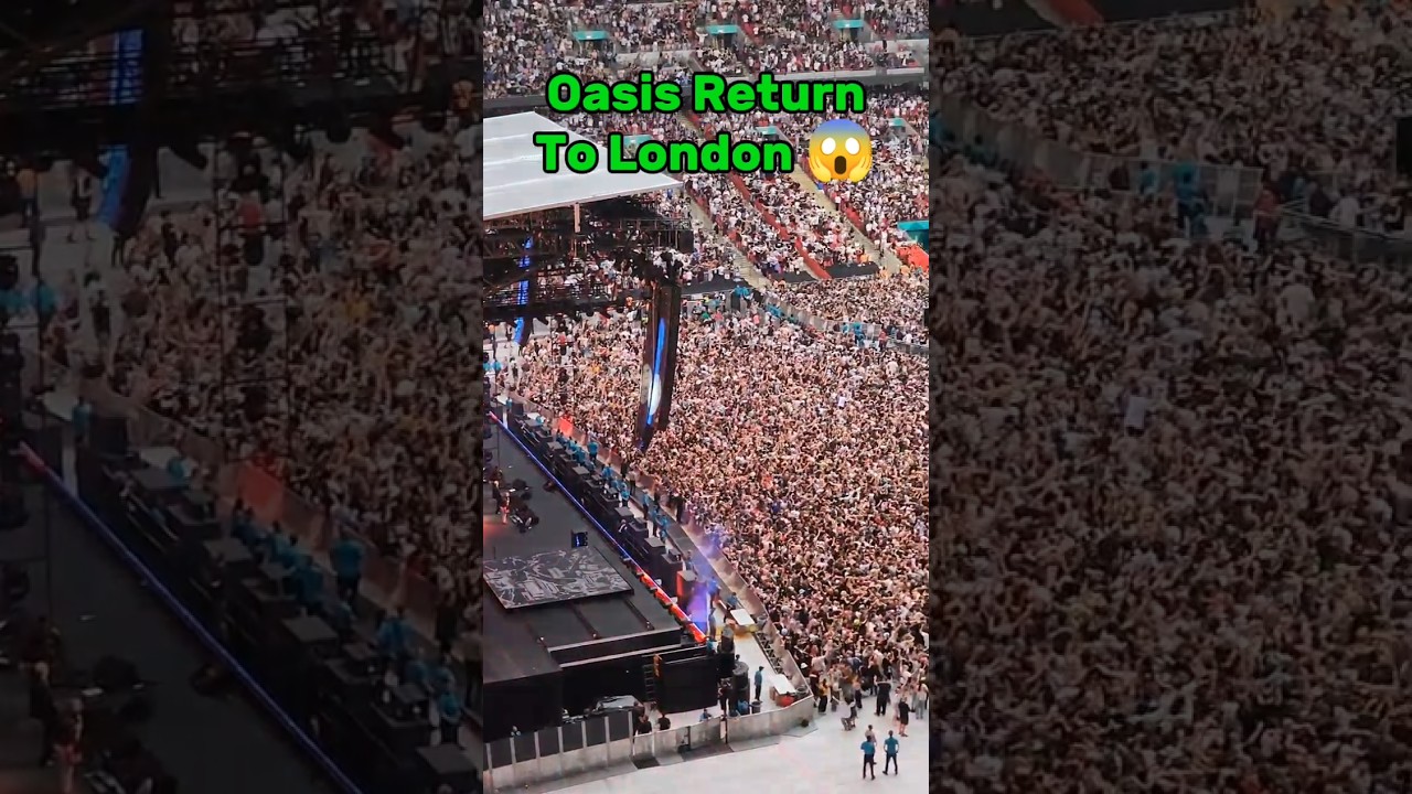 Return To London. Oasis - Cigarettes And Alcohol Live At Wembley July 25th, 2025