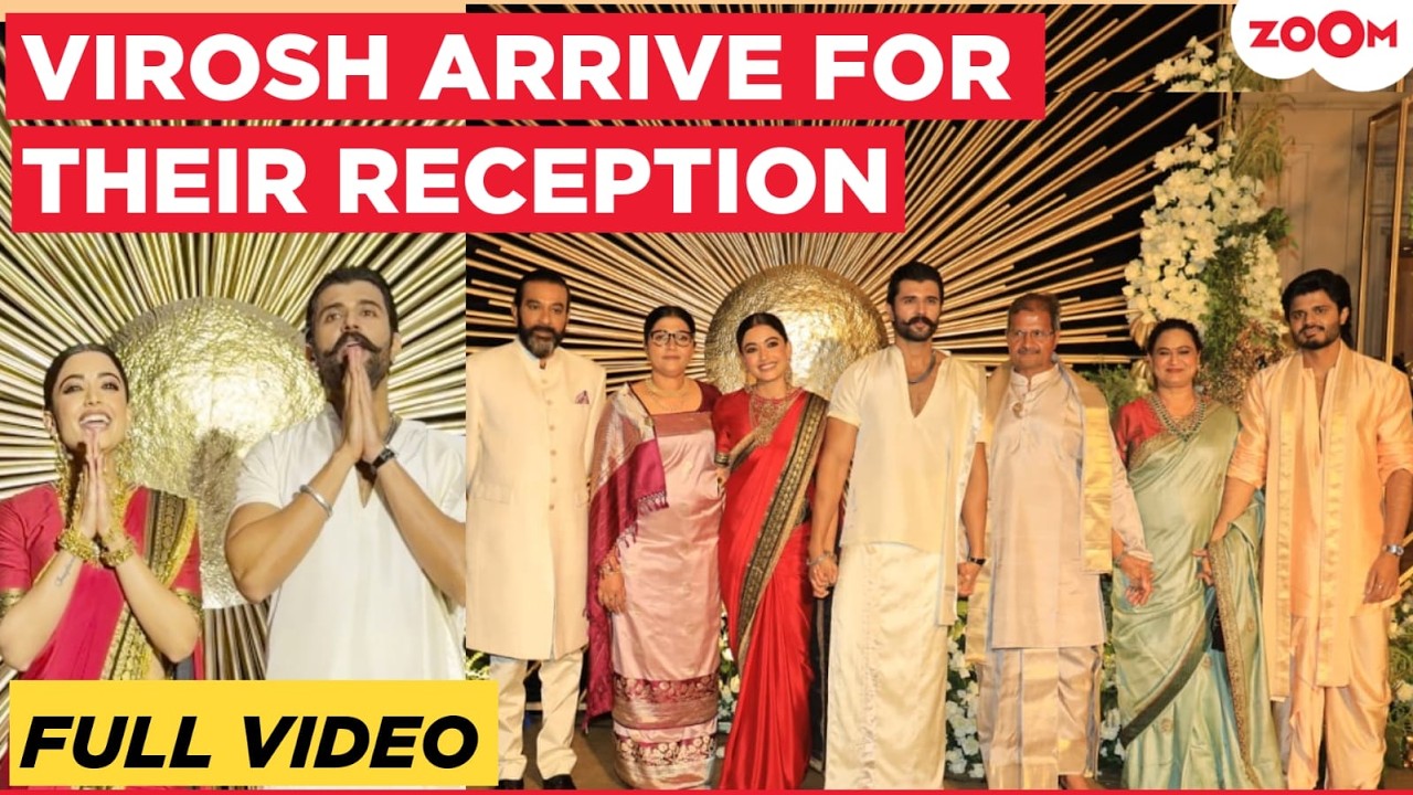 Rashmika Mandanna-Vijay Devarakonda Wedding Reception: Couple Pose With Family