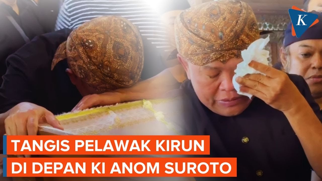 Tangis Pelawak Kirun di Depan Jenazah Ki Anom Suroto