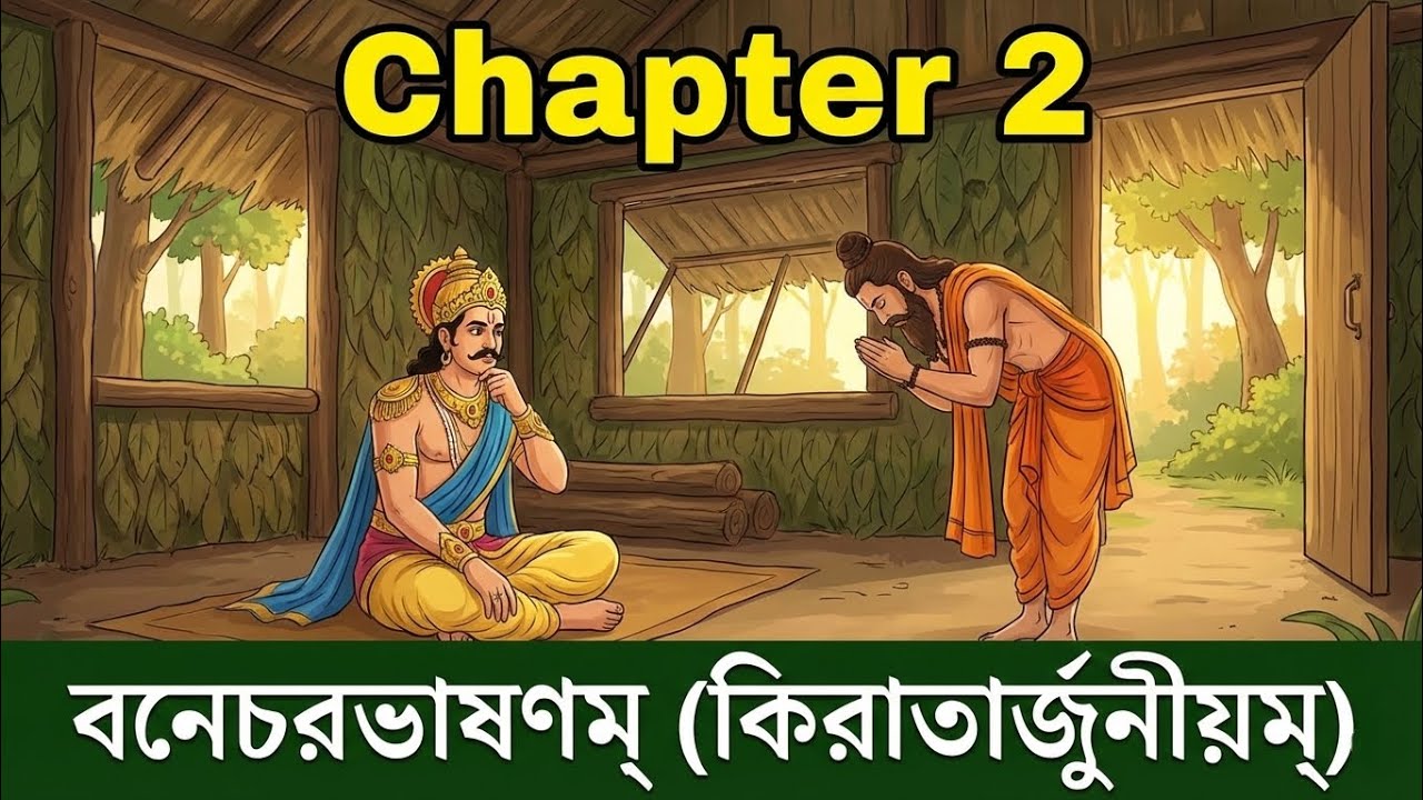 বনেচরভাষণম্ (কিরাতার্জুনীয়ম্) – Chapter 2 | সহজ ভাষায় কার্টুন অ্যাডাপ্টেশন