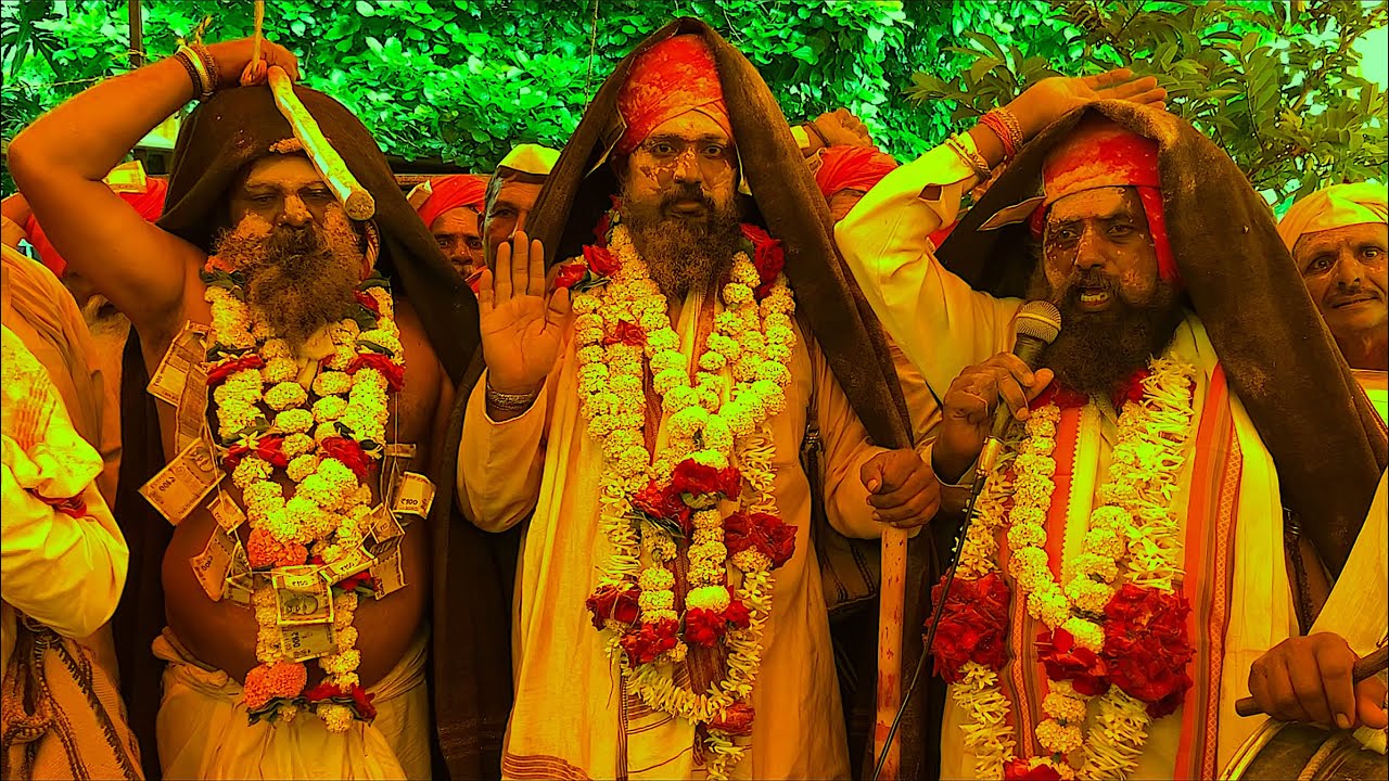 मळेगाव बार्शी. श्री विठ्ठल बिरदेव मूर्ती प्राणप्रतिष्ठा सोहळा बिरदेव मदने परज Birudev Madane Dhangar