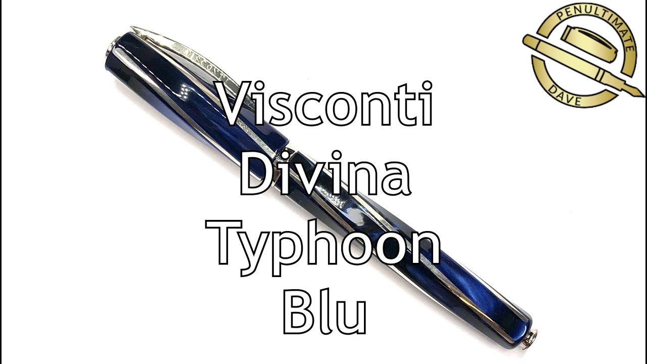Visconti Divina Typhoon Blu Unboxing and Review